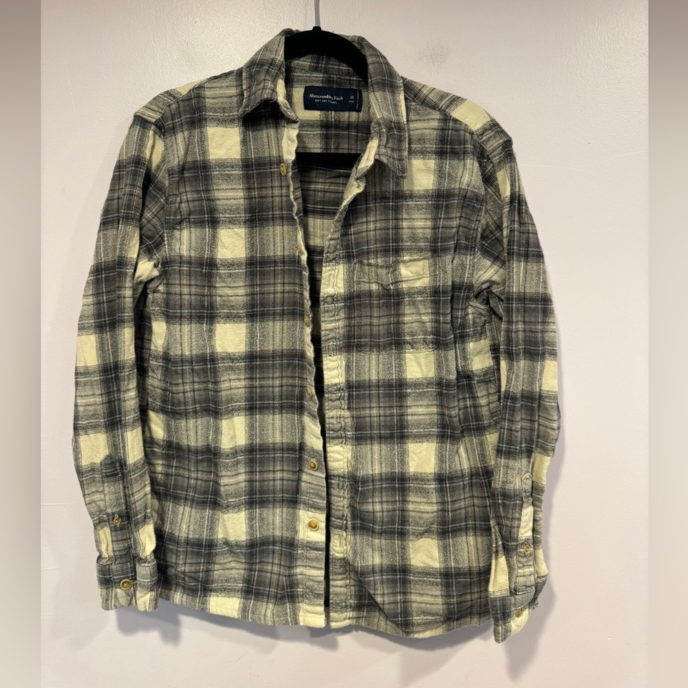 Abercrombie and Fitch soft‎ af flannel XS TALL